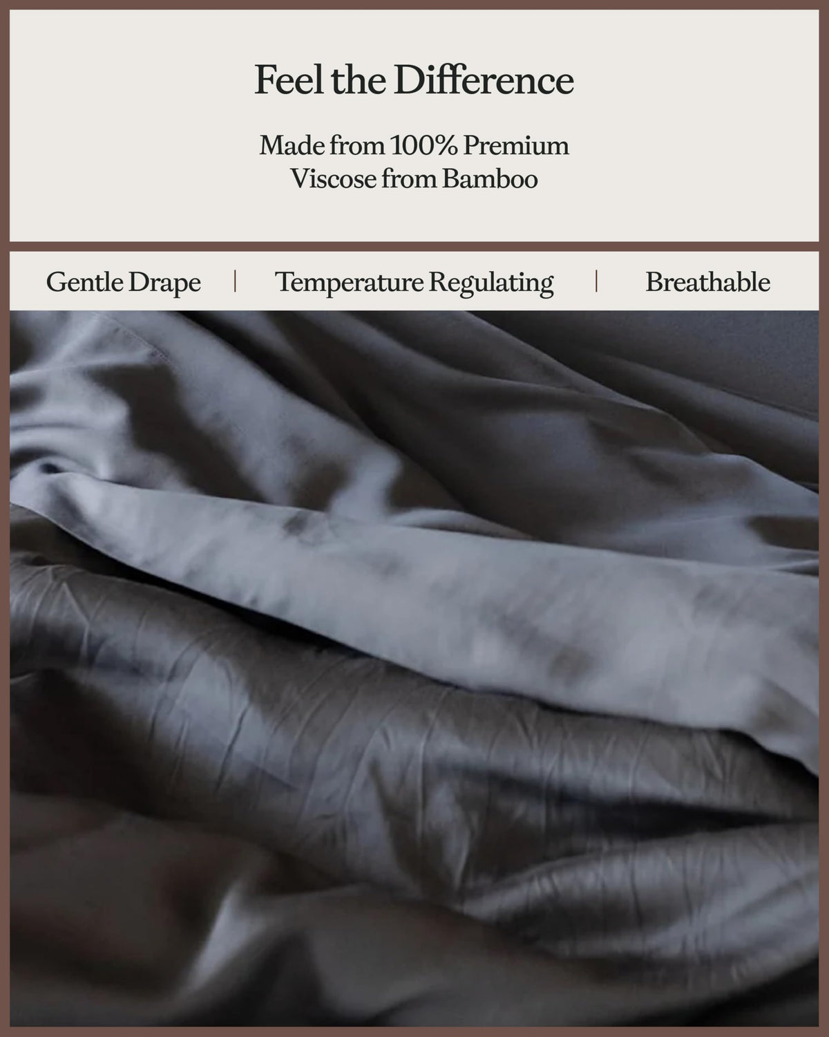 Cozy Earth Luxury Duvet Cover, 100% Viscose from Bamboo