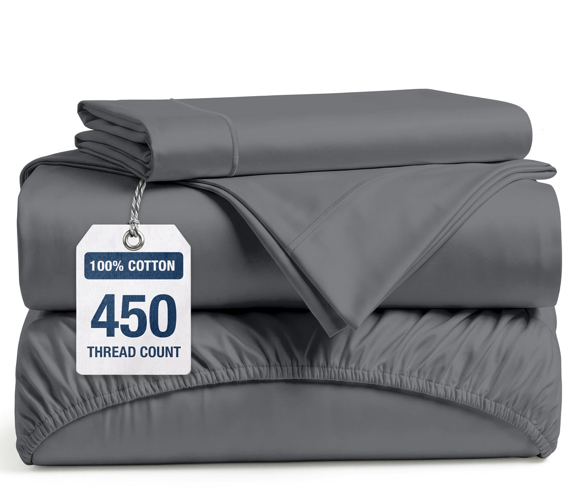 100% Cotton Sateen 500TC Sheet Set - Moonstruck
