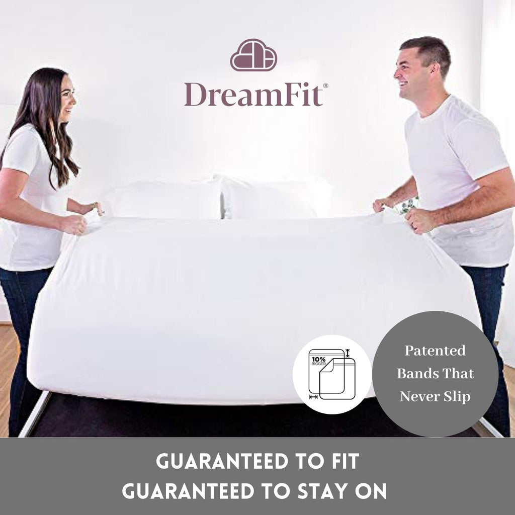 Bamboo Viscose Quilted Split Queen Sheet Set for Adjustable Beds