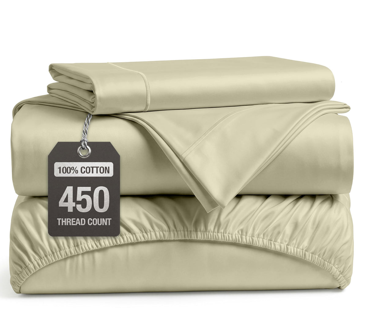 100% Cotton Sateen 500TC Sheet Set - Moonstruck