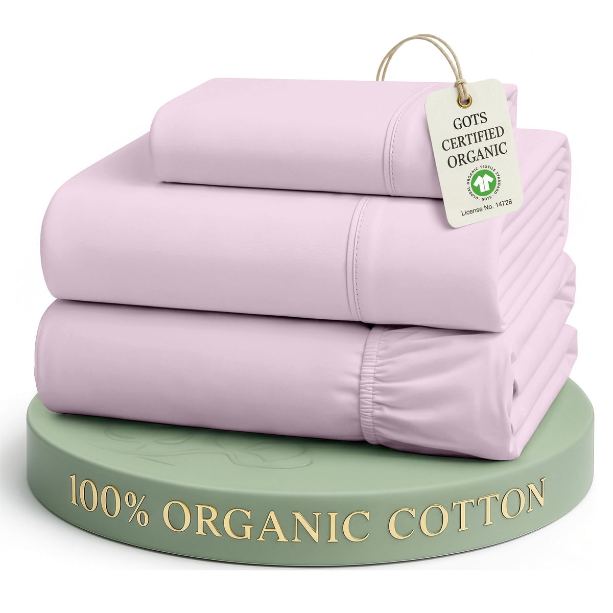 Organic Cotton Cooling Deep Pocket Sheet Set
