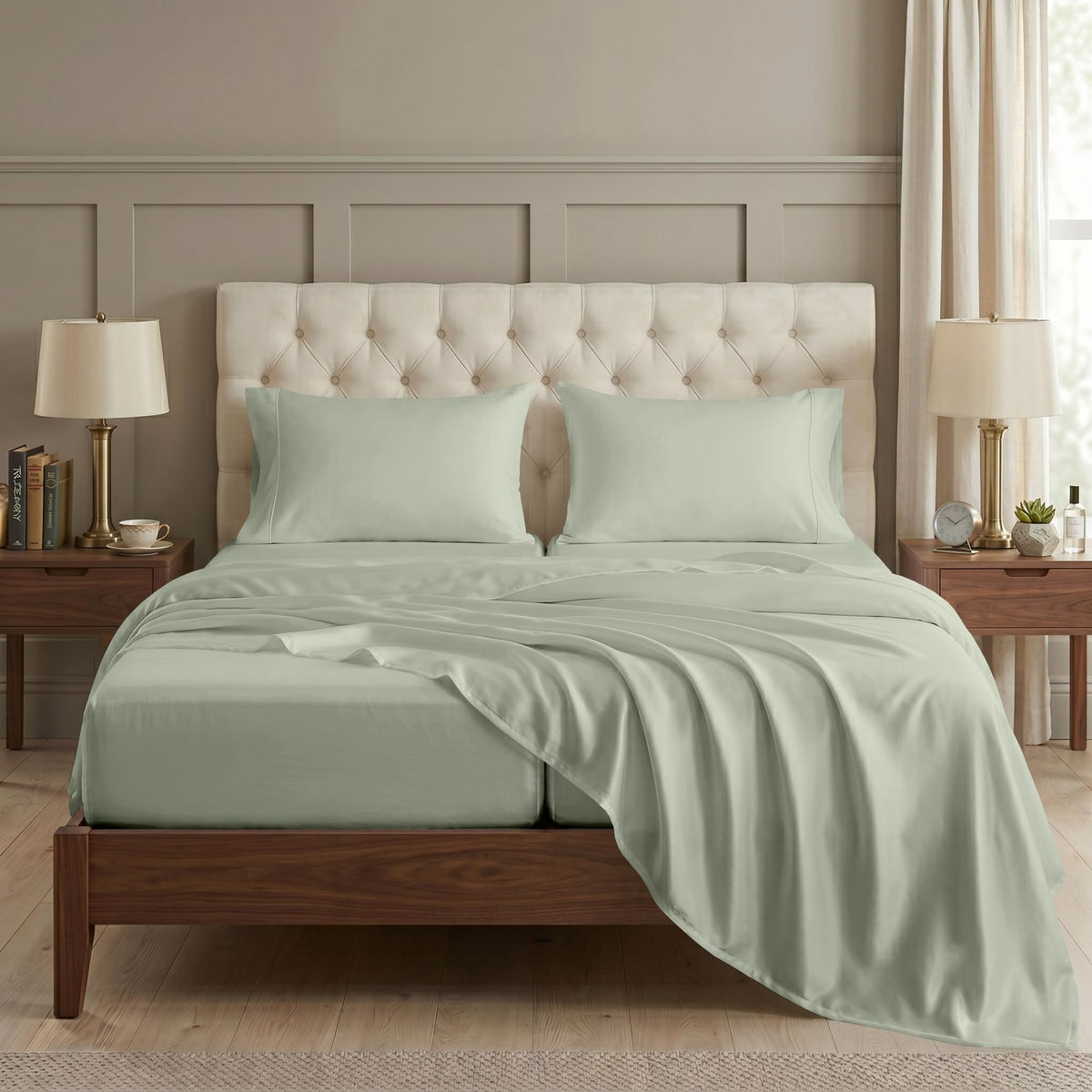 1000 Thread Count Egyptian Cotton Deep Pocket Sheet Set