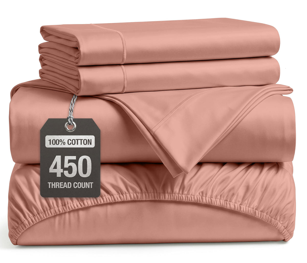 100% Cotton Sateen 500TC Sheet Set - Moonstruck