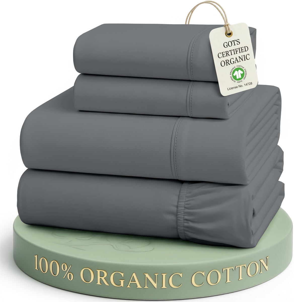Organic Cotton Cooling Deep Pocket Sheet Set