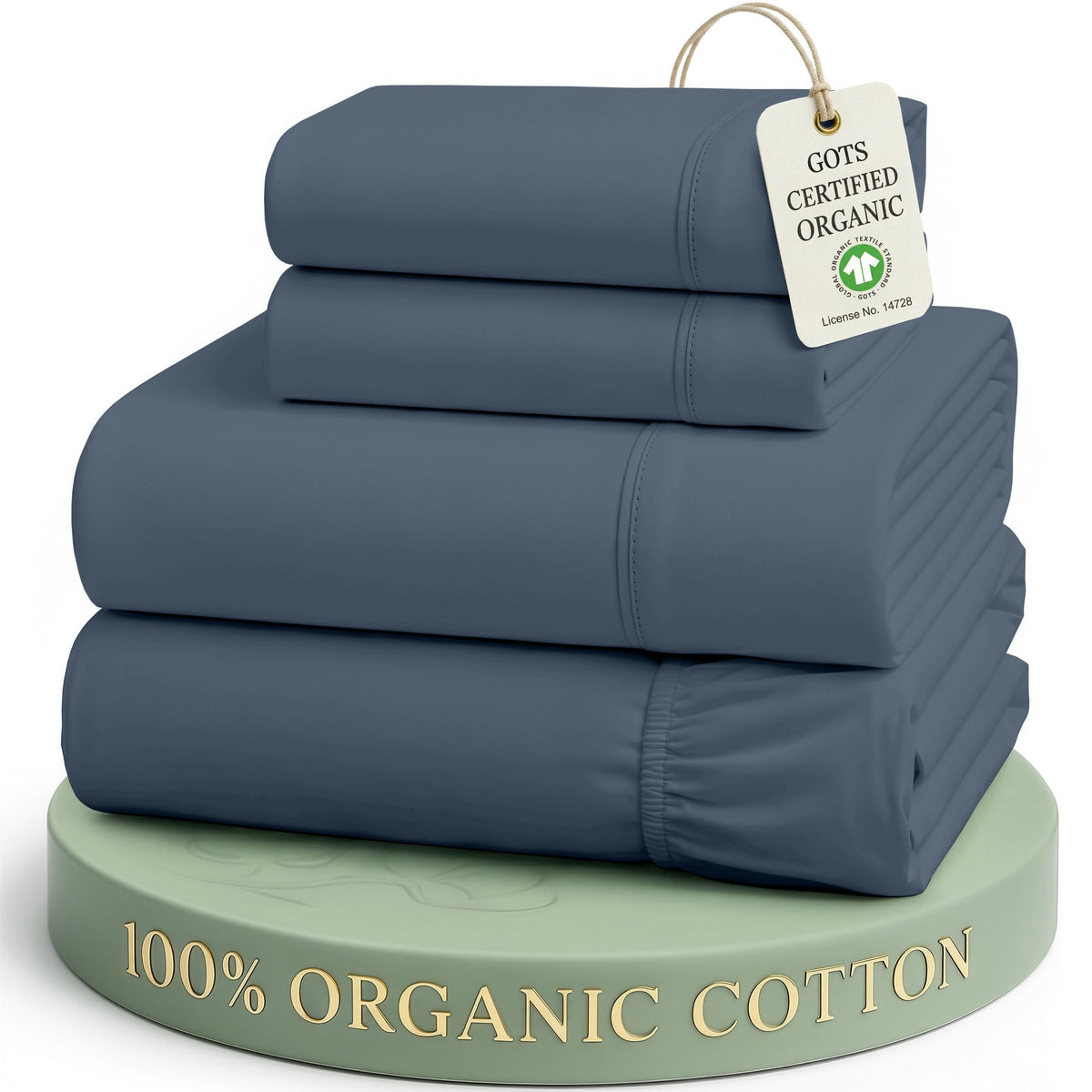 Organic Cotton Cooling Deep Pocket Sheet Set