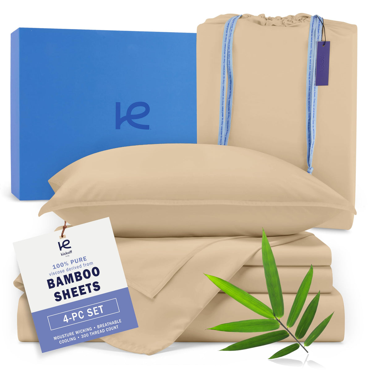 Organic Bamboo Viscose Cooling Sheet Set