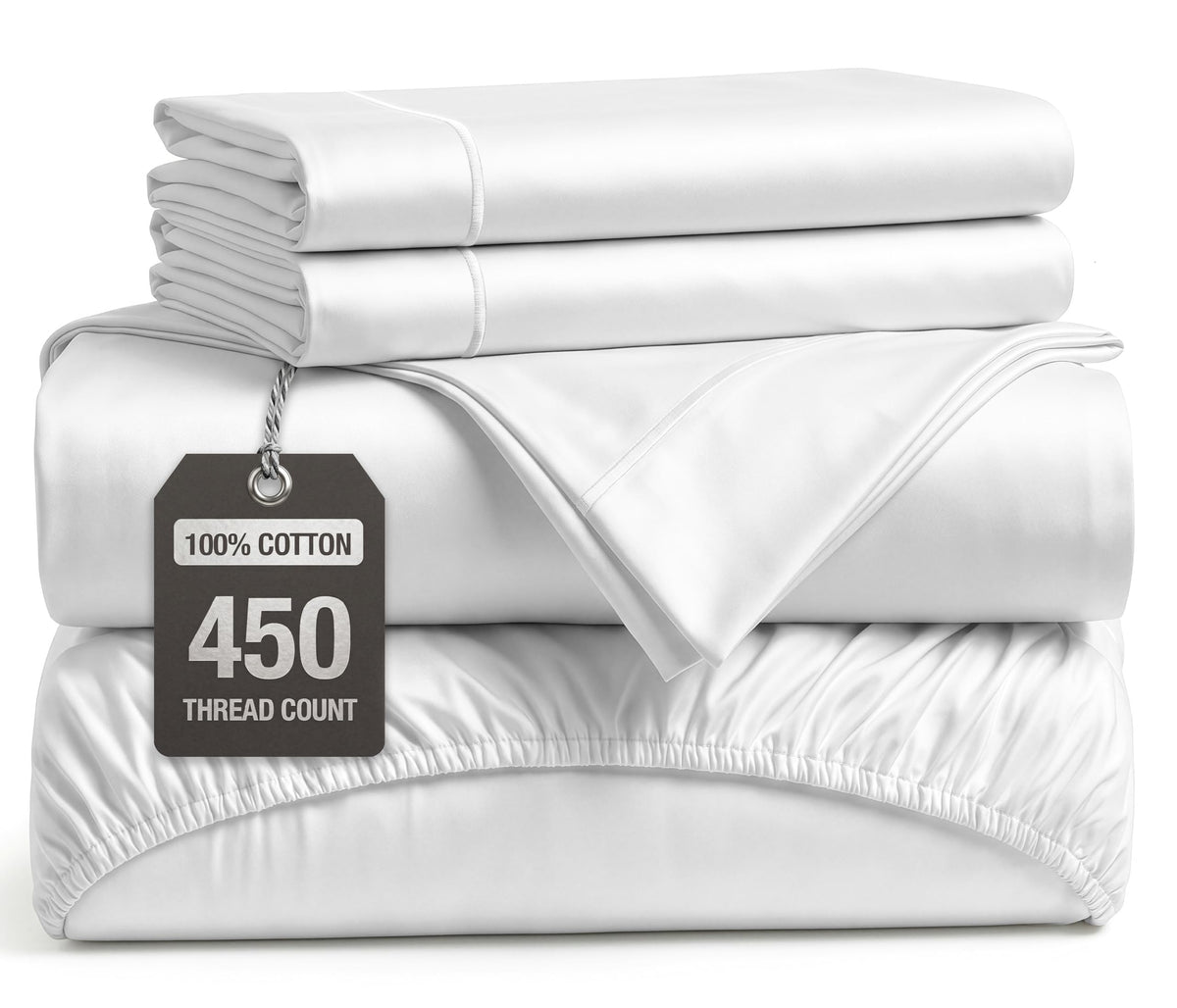 100% Cotton Sateen 500TC Sheet Set - Moonstruck
