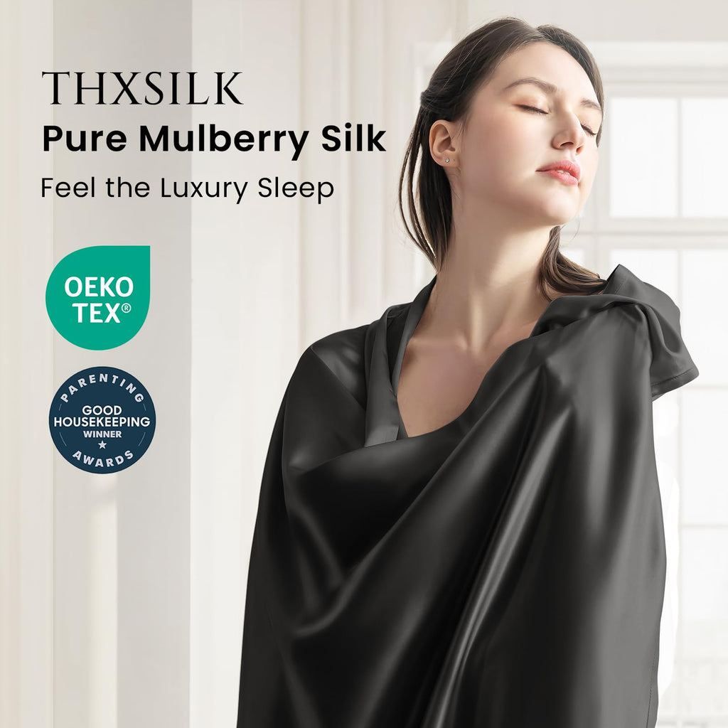 22 Momme Mulberry Silk Deep Pocket Fitted Sheet