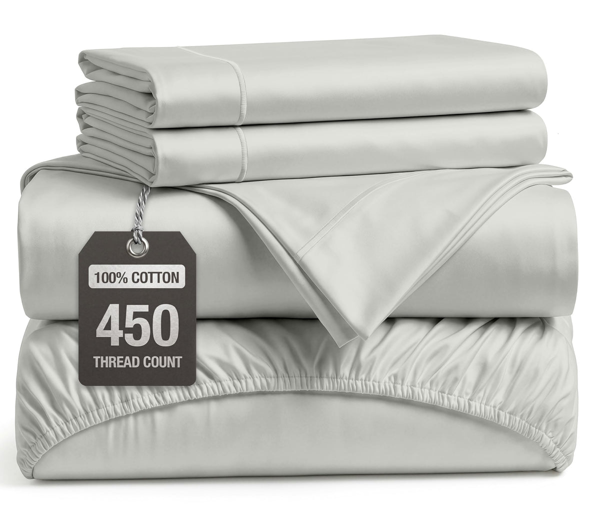 100% Cotton Sateen 500TC Sheet Set - Moonstruck