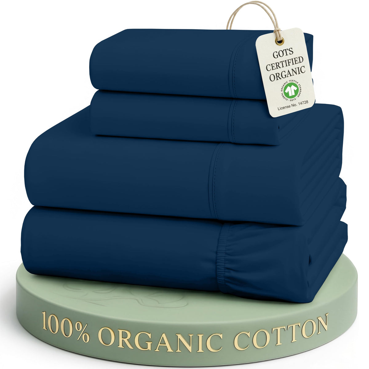 Organic Cotton Cooling Deep Pocket Sheet Set
