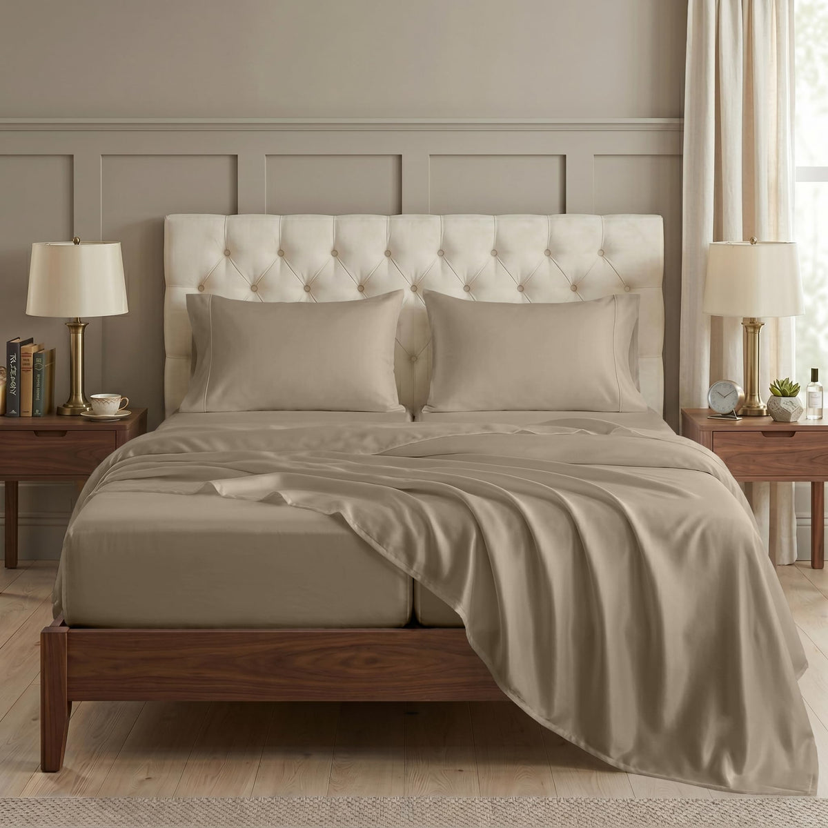 1000 Thread Count Egyptian Cotton Deep Pocket Sheet Set