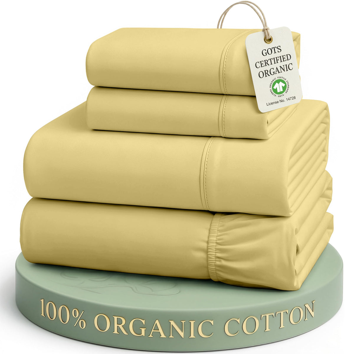 Organic Cotton Cooling Deep Pocket Sheet Set
