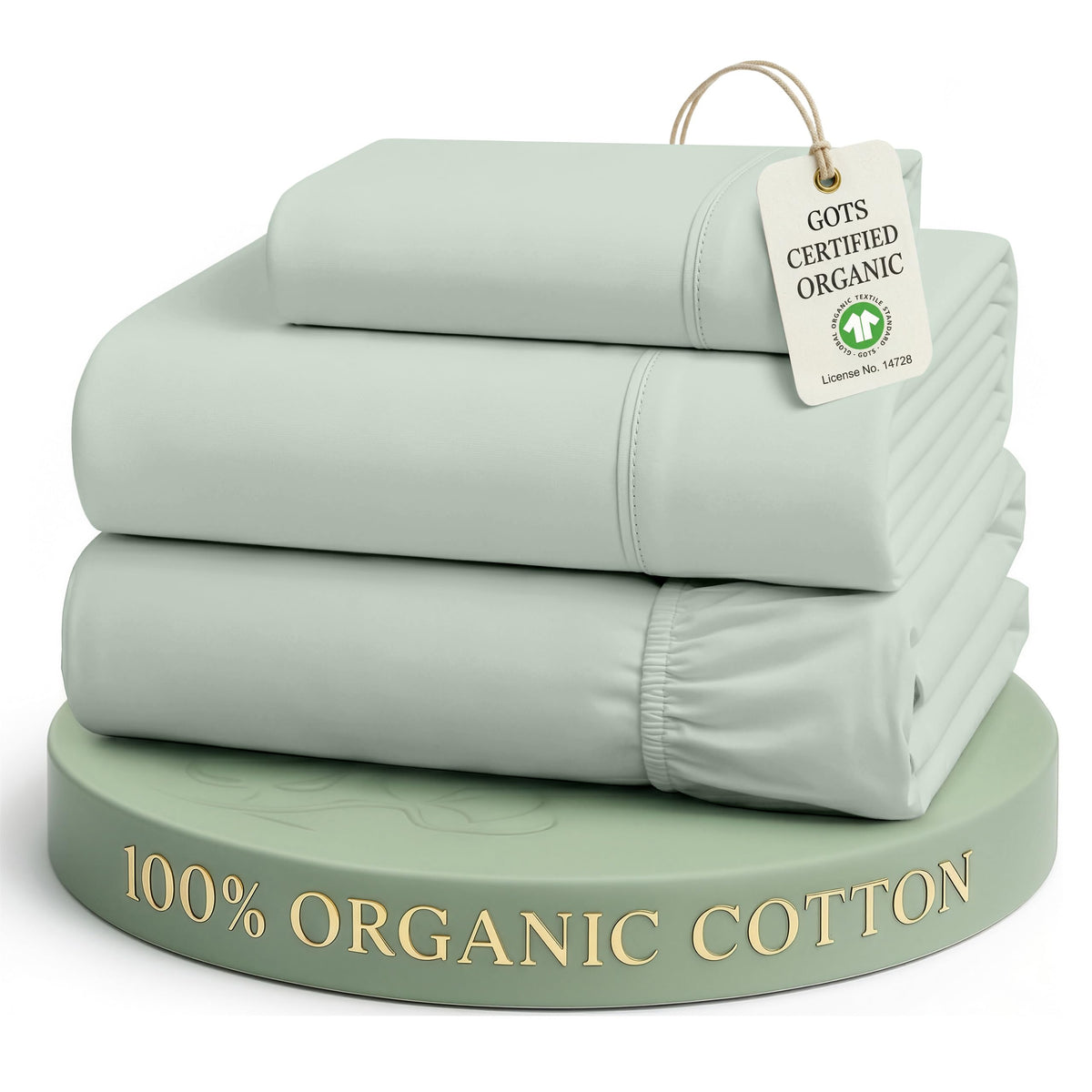 Organic Cotton Cooling Deep Pocket Sheet Set