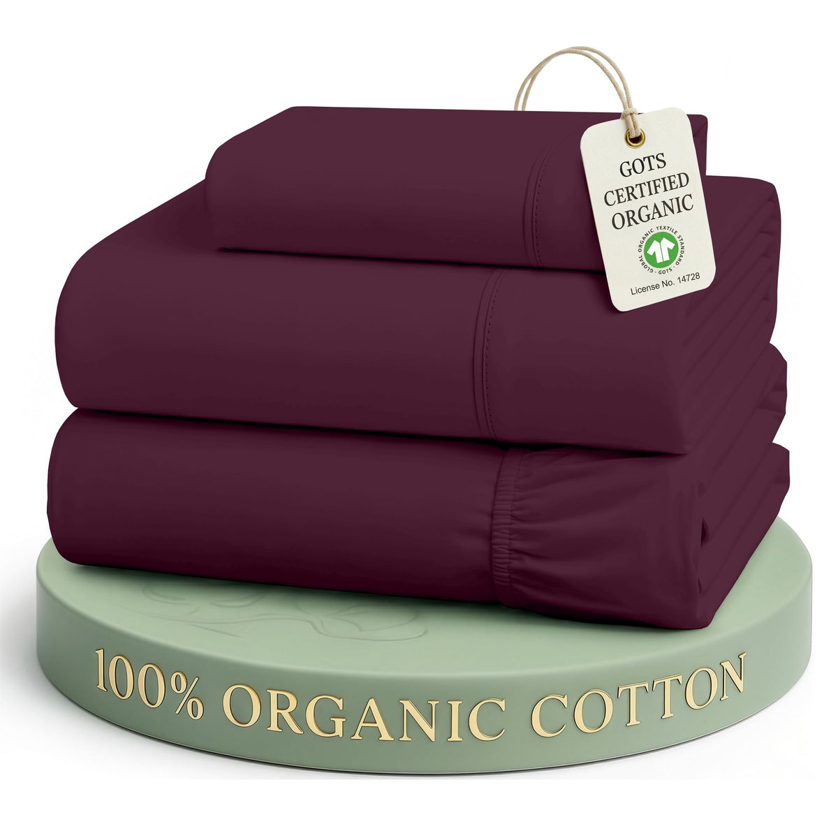 Organic Cotton Cooling Deep Pocket Sheet Set