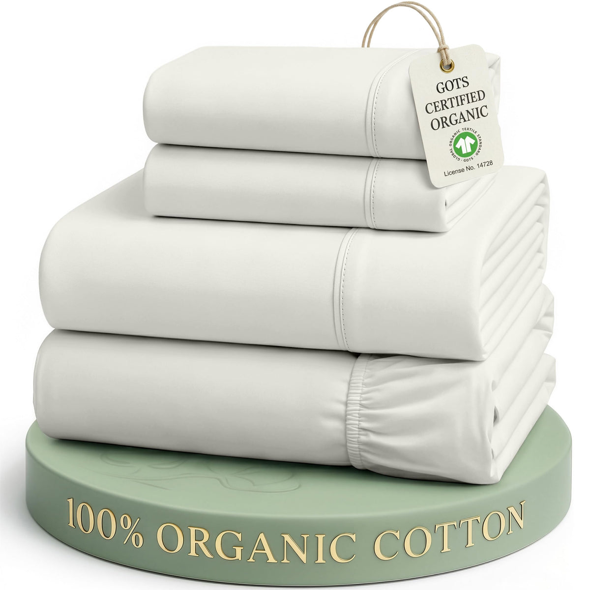 Organic Cotton Cooling Deep Pocket Sheet Set