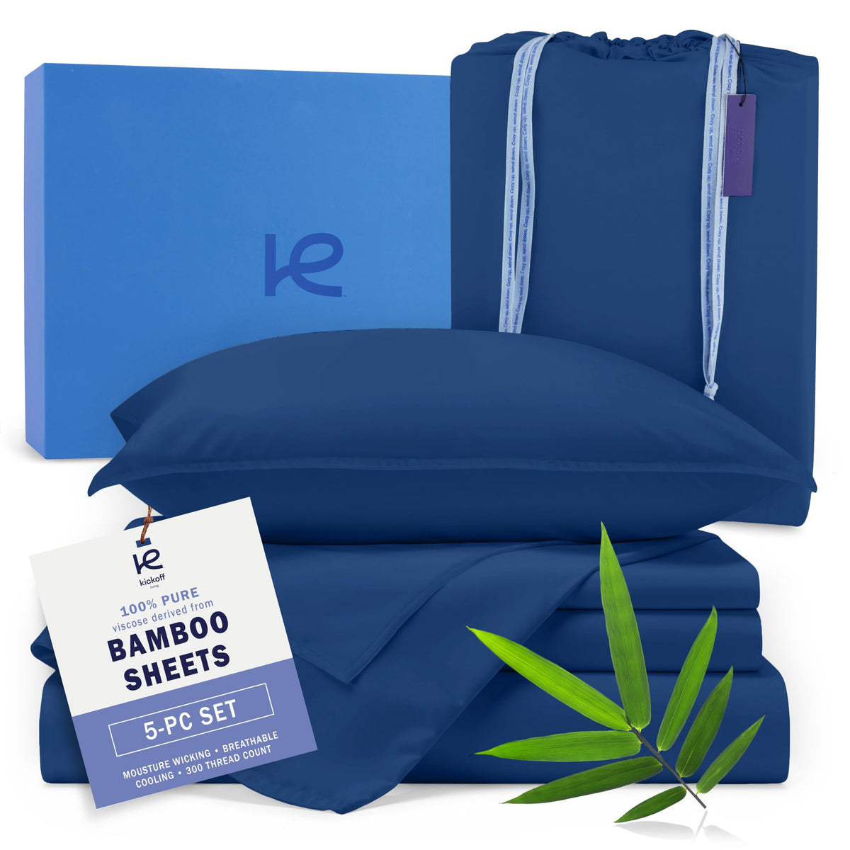 Organic Bamboo Viscose Cooling Sheet Set