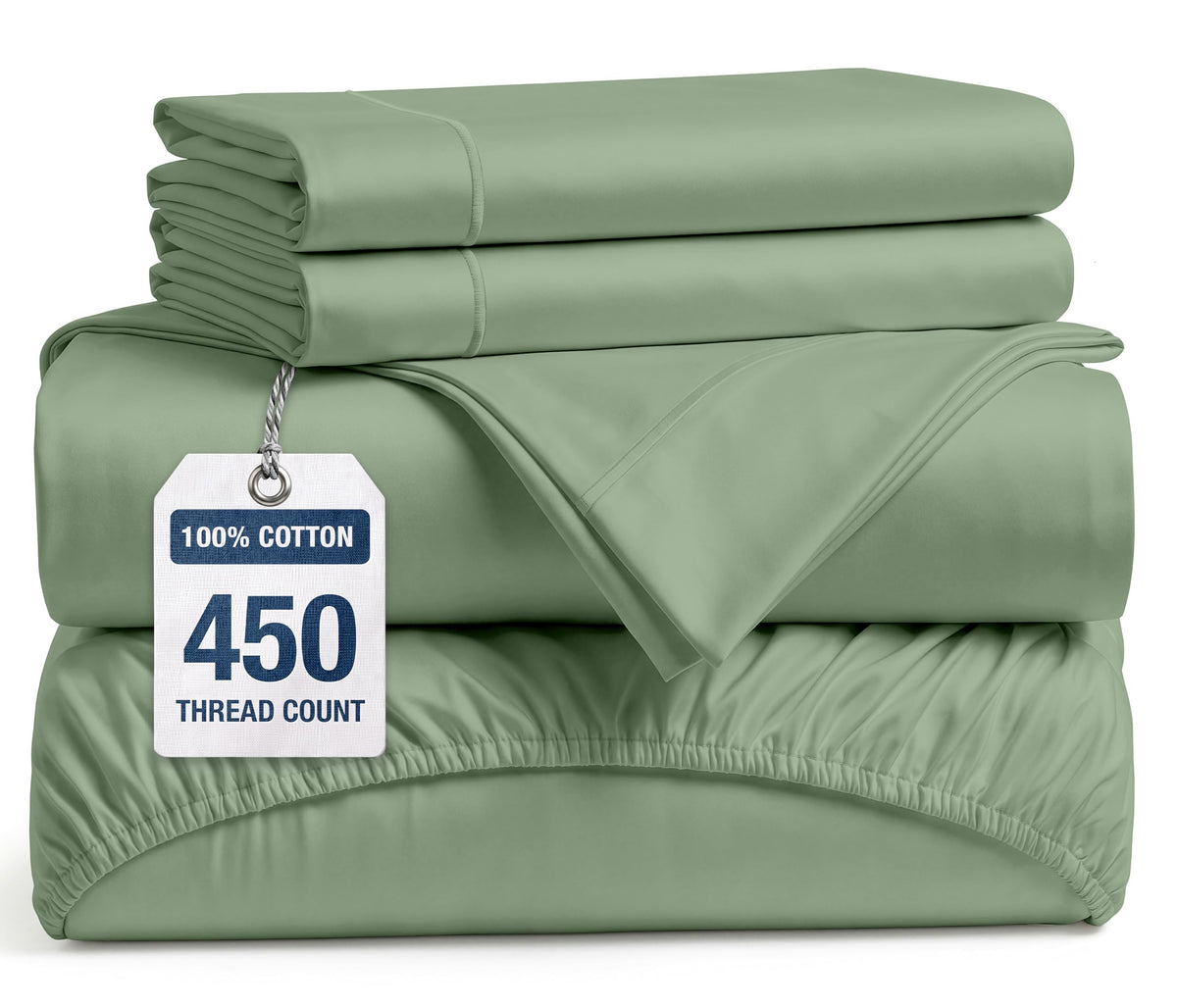 100% Cotton Sateen 500TC Sheet Set - Moonstruck