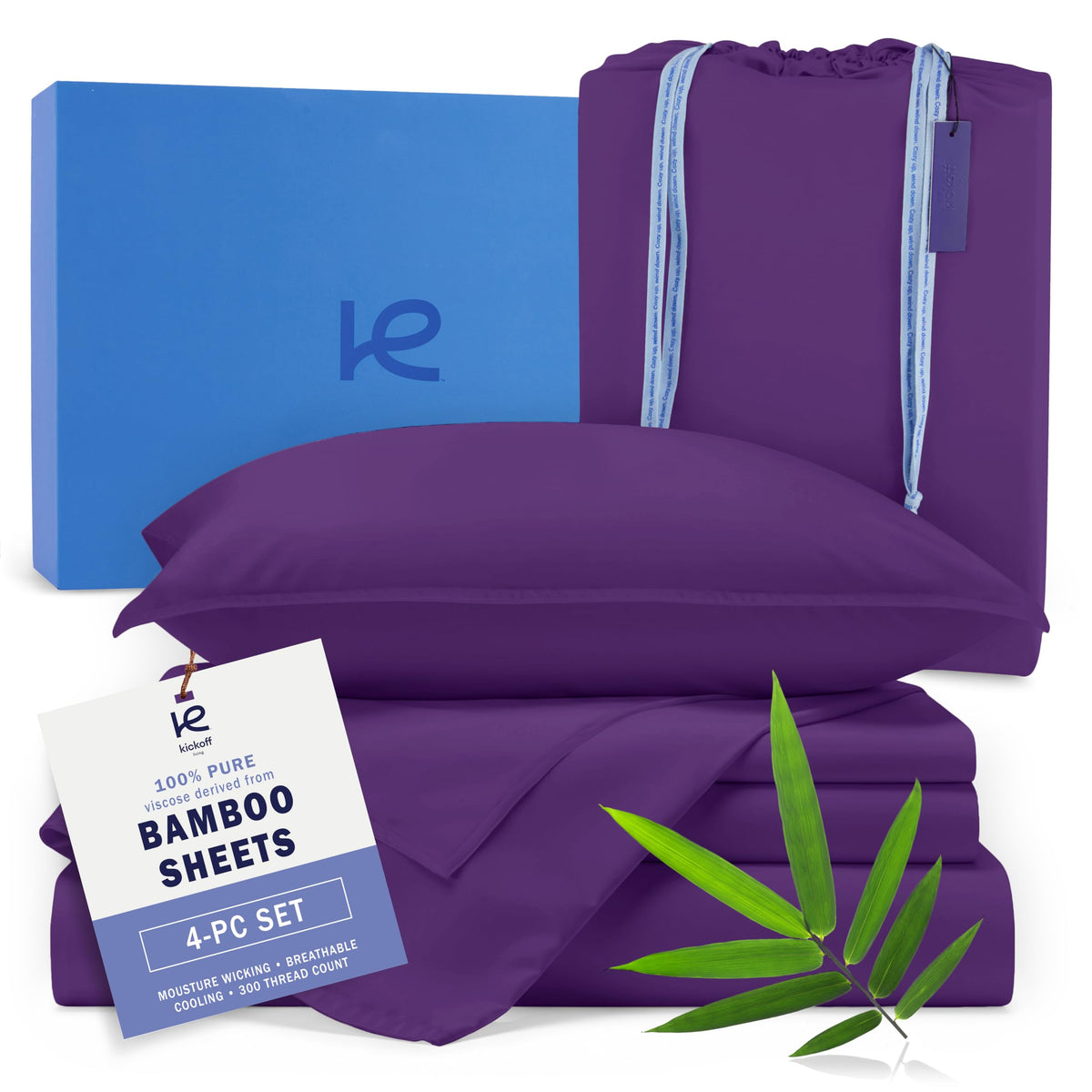 Organic Bamboo Viscose Cooling Sheet Set