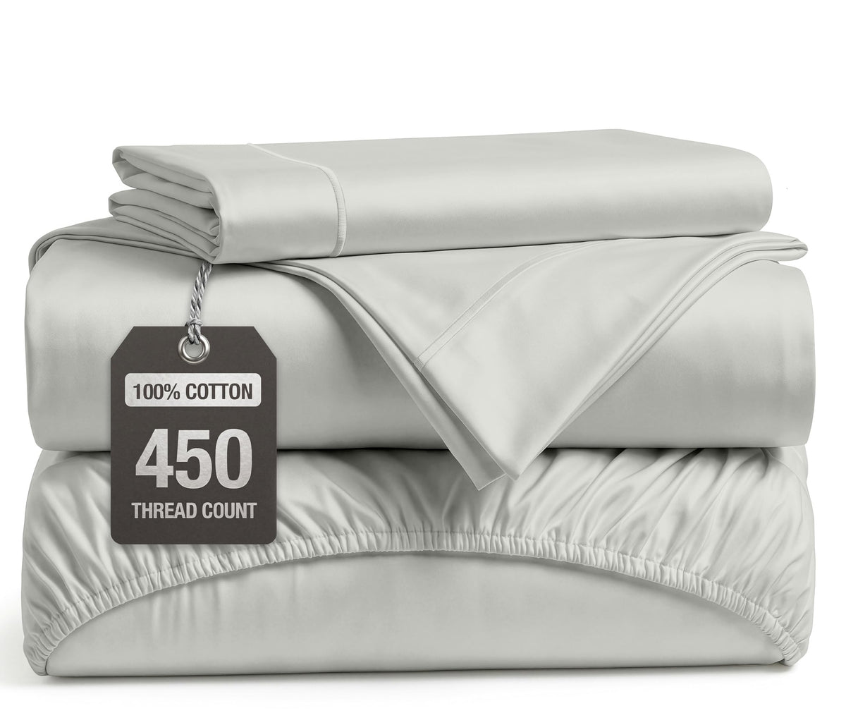100% Cotton Sateen 500TC Sheet Set - Moonstruck