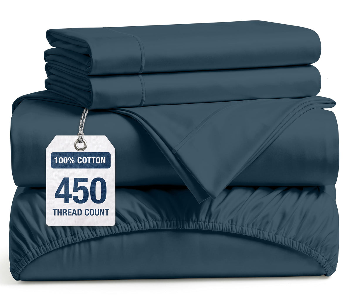 100% Cotton Sateen 500TC Sheet Set - Moonstruck