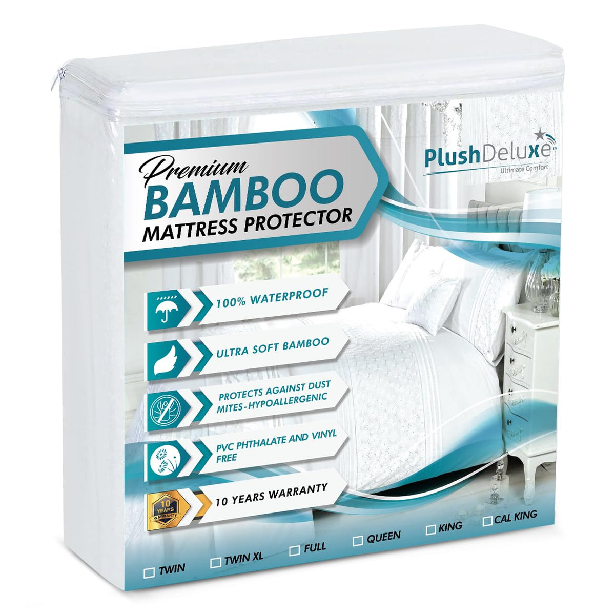 Waterproof Bamboo Mattress Protector