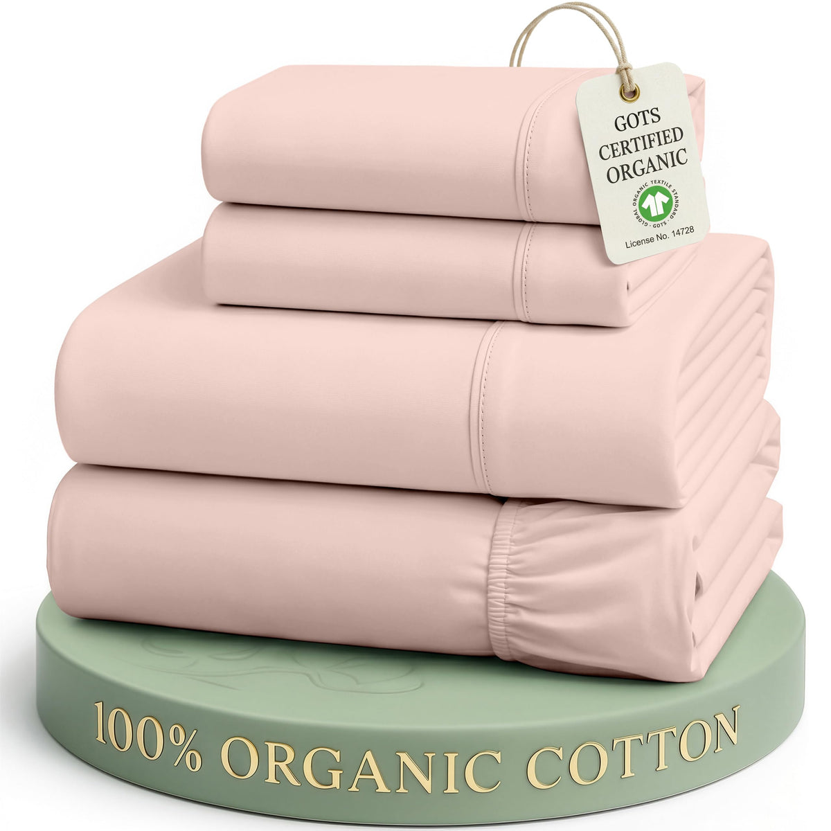 Organic Cotton Cooling Deep Pocket Sheet Set