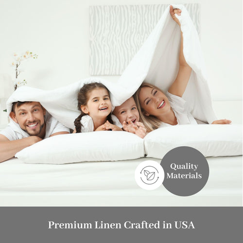 Bamboo Viscose Quilted Split Queen Sheet Set for Adjustable Beds