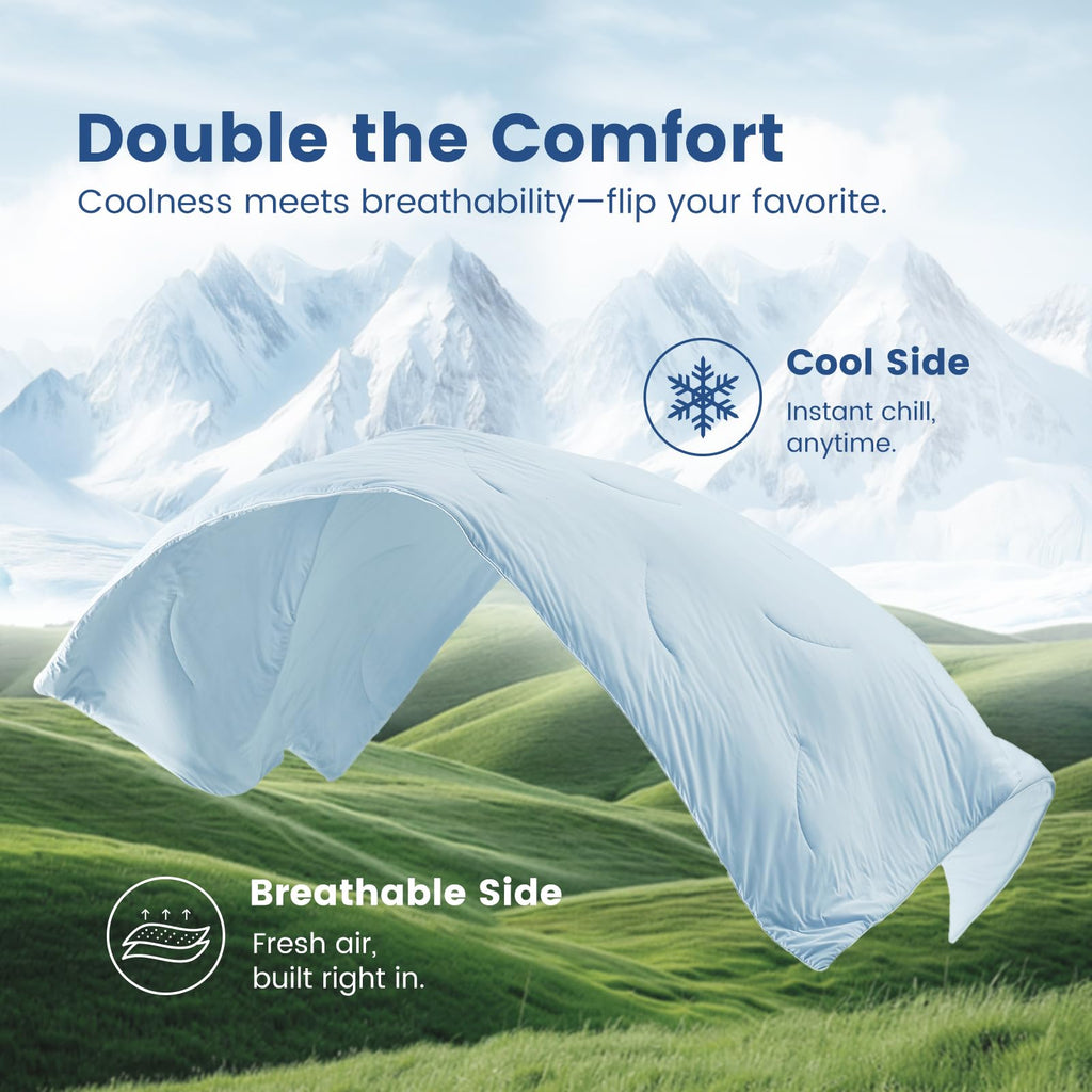 Dual-Sided Cooling Twin Comforter