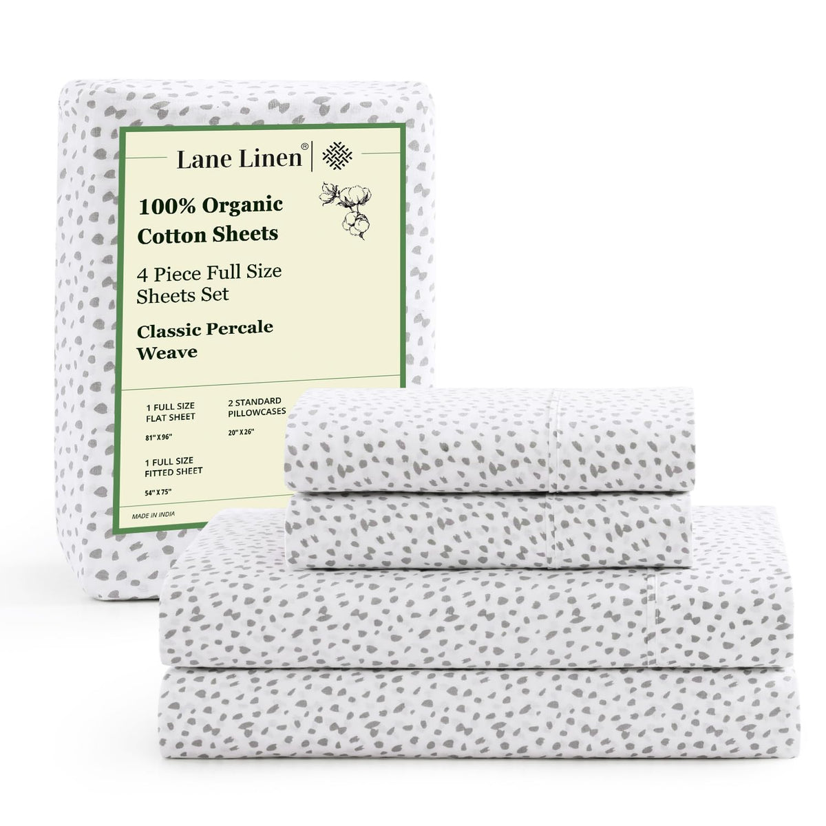 Organic Cotton Cooling Deep Pocket Sheet Set
