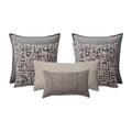 Woven Jacquard Decorative Pillow Covers 6-Pack