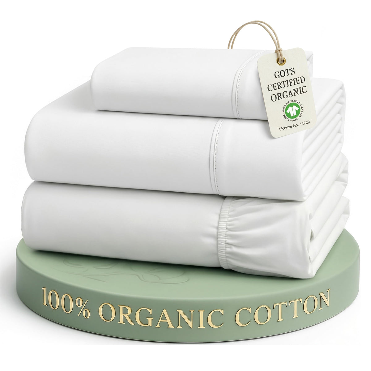 Organic Cotton Cooling Deep Pocket Sheet Set