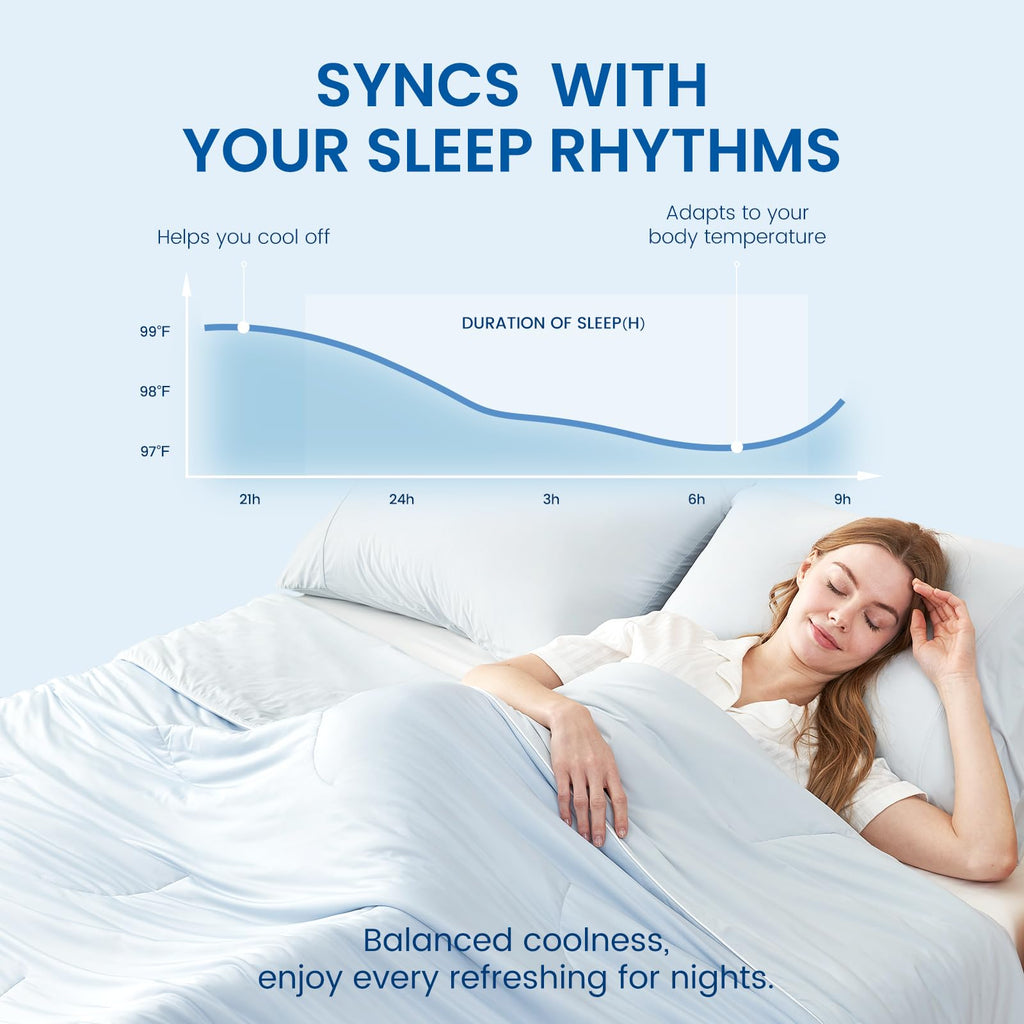Dual-Sided Cooling Twin Comforter