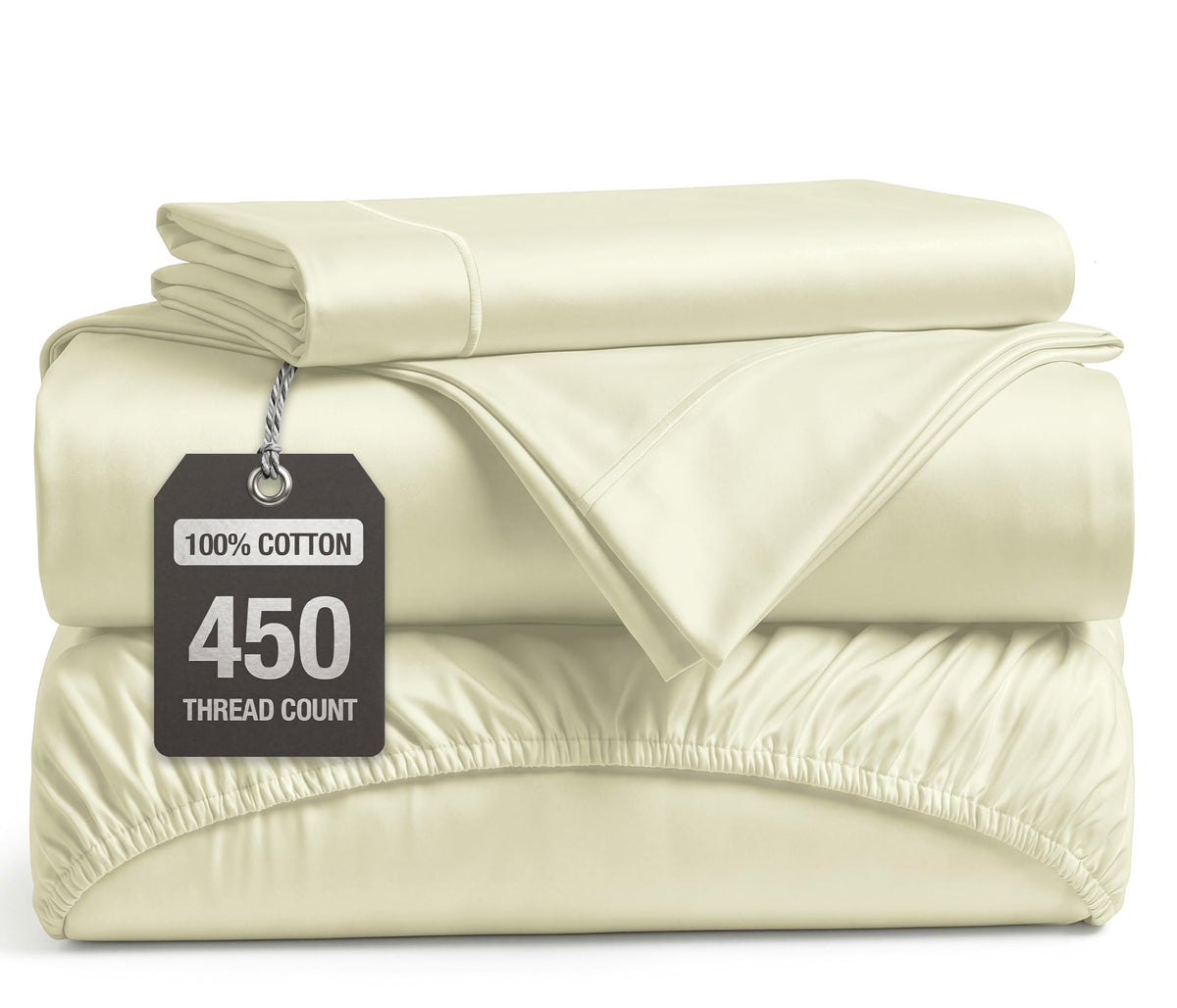 100% Cotton Sateen 500TC Sheet Set - Moonstruck