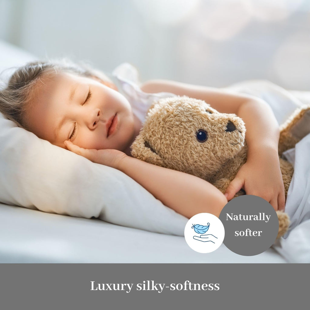 Bamboo Viscose Quilted Split Queen Sheet Set for Adjustable Beds