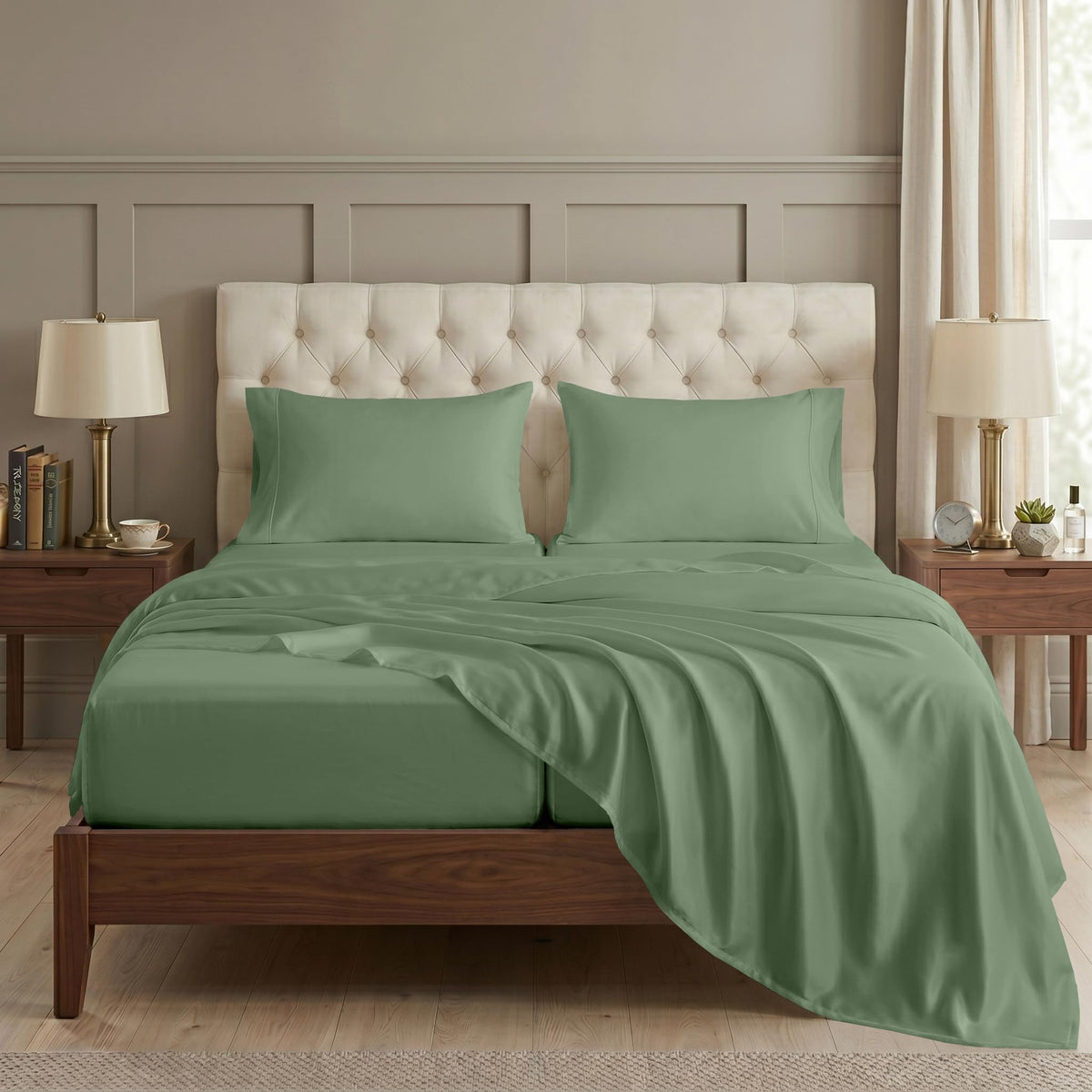 1000 Thread Count Egyptian Cotton Deep Pocket Sheet Set