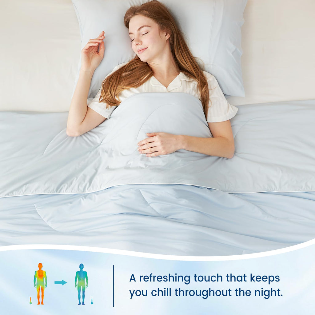 Dual-Sided Cooling Twin Comforter