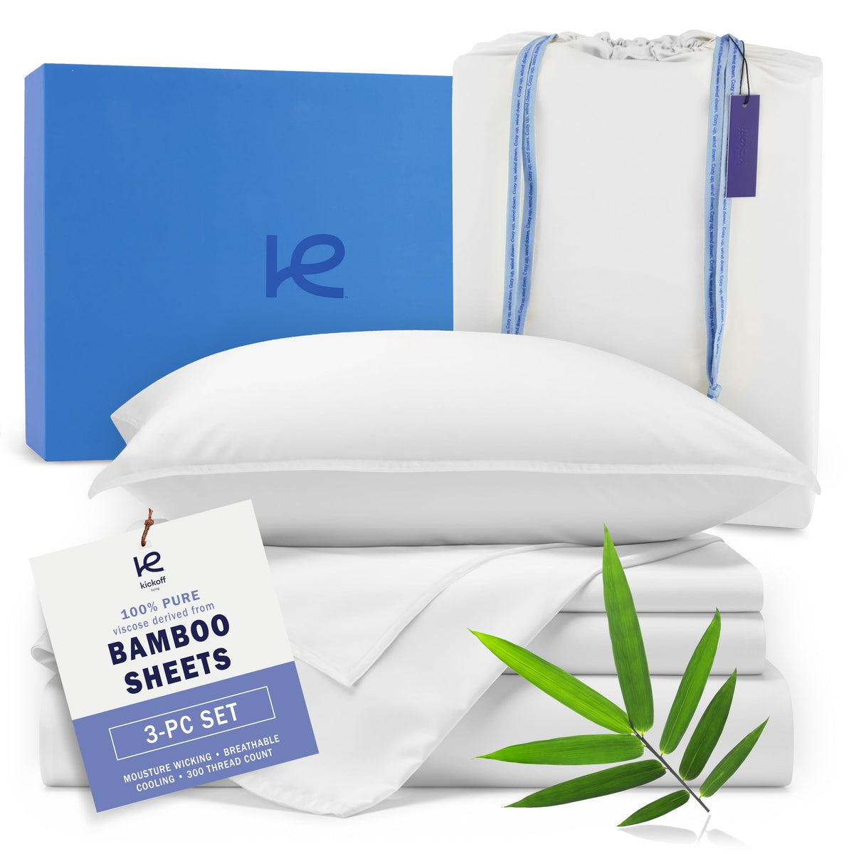 Organic Bamboo Viscose Cooling Sheet Set