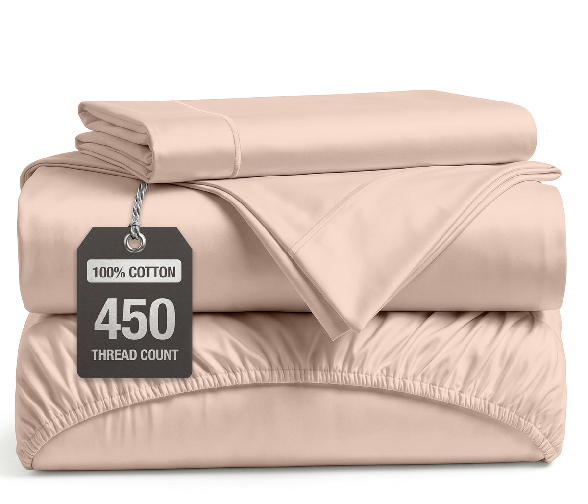 100% Cotton Sateen 500TC Sheet Set - Moonstruck