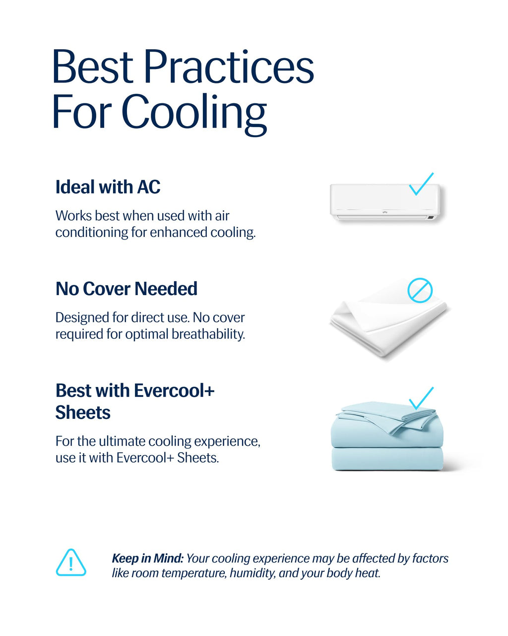 REST® Evercool® Cooling Comforter Blanket for Hot Sleepers, All Season