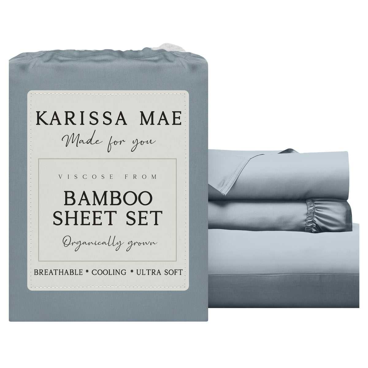 KARISSA MAE Luxury Bamboo Viscose Sheet Set