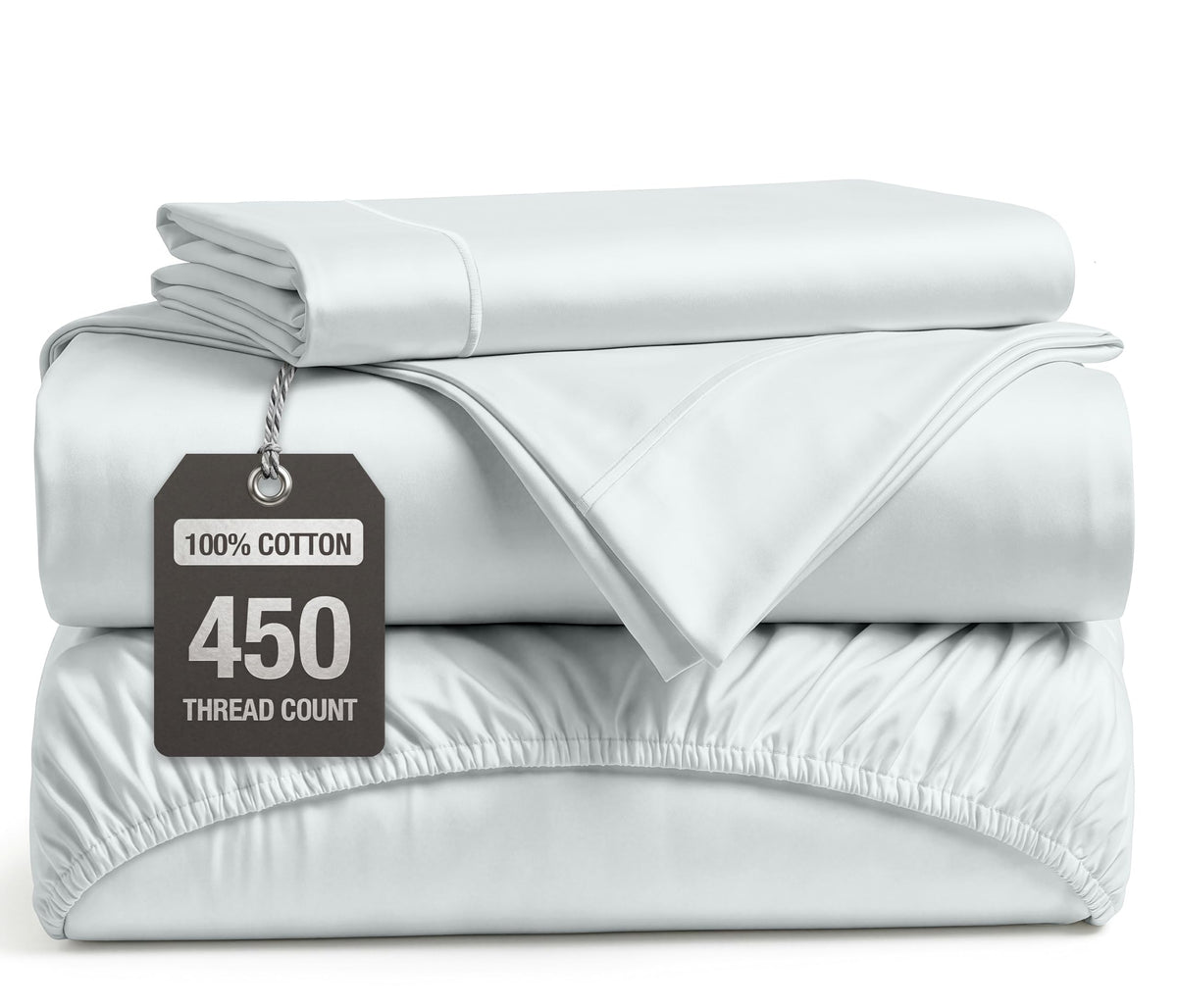 100% Cotton Sateen 500TC Sheet Set - Moonstruck