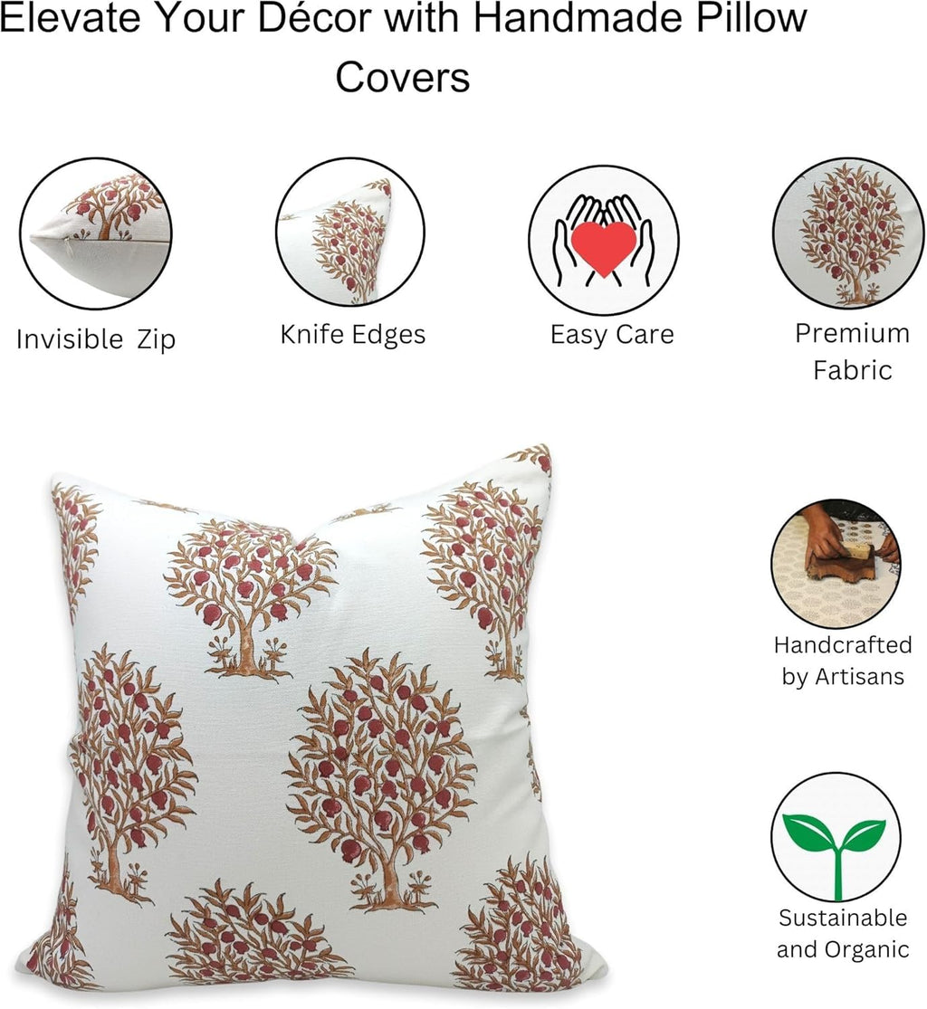 Floral Print Decorative Cushion Covers 3-Pack