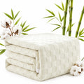RestTwill Waterproof Mattress Protector Queen, 3D Waffle, 18" Deep