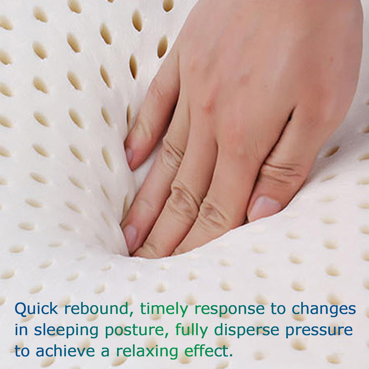 Natural Latex Mattress Topper with Cover