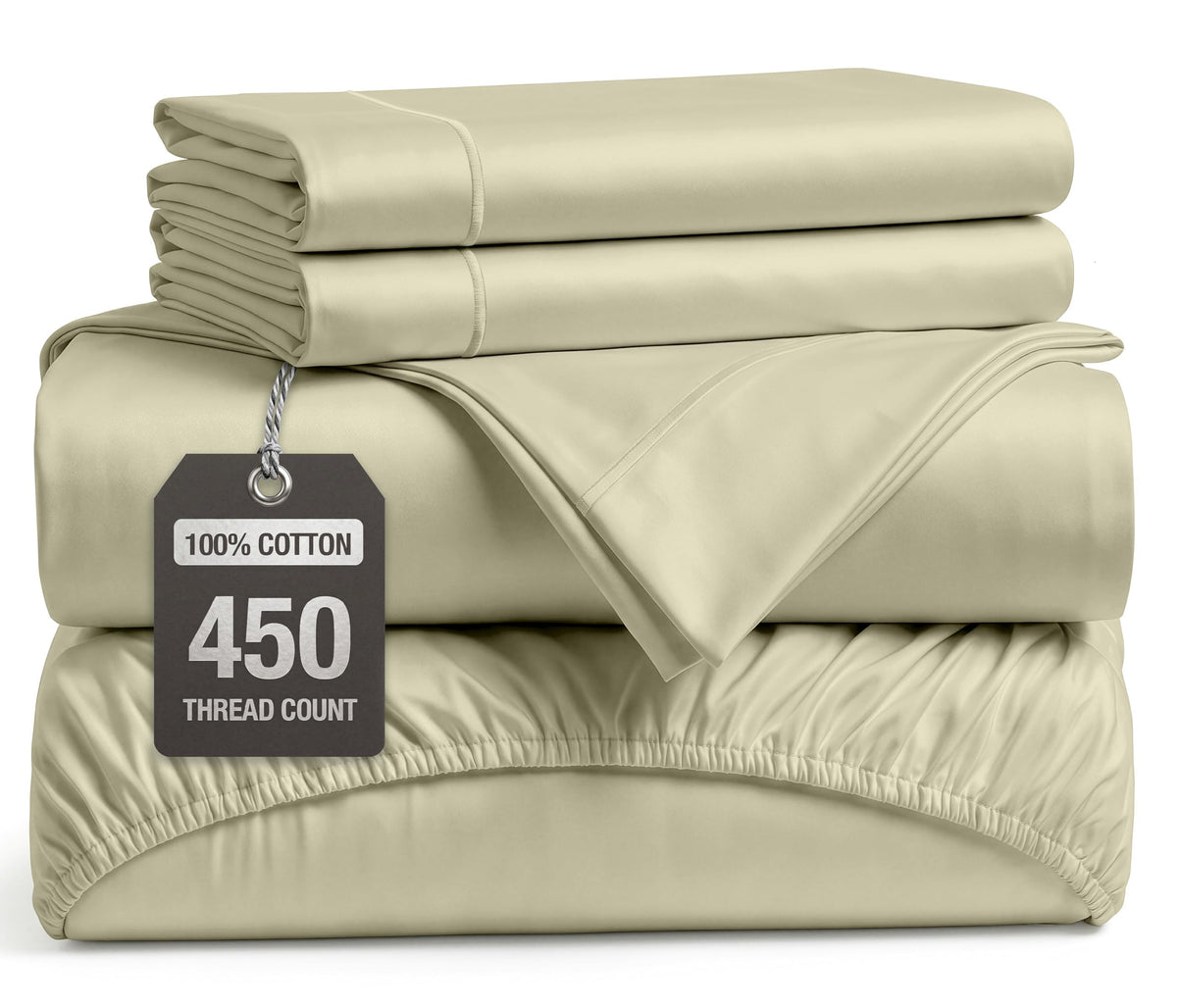 100% Cotton Sateen 500TC Sheet Set - Moonstruck