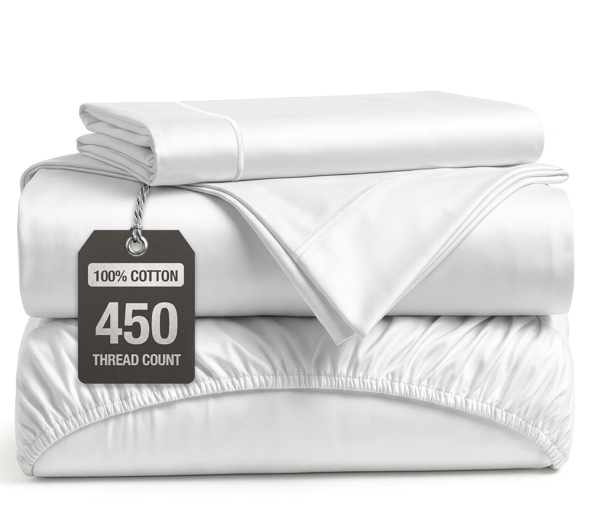 100% Cotton Sateen 500TC Sheet Set - Moonstruck
