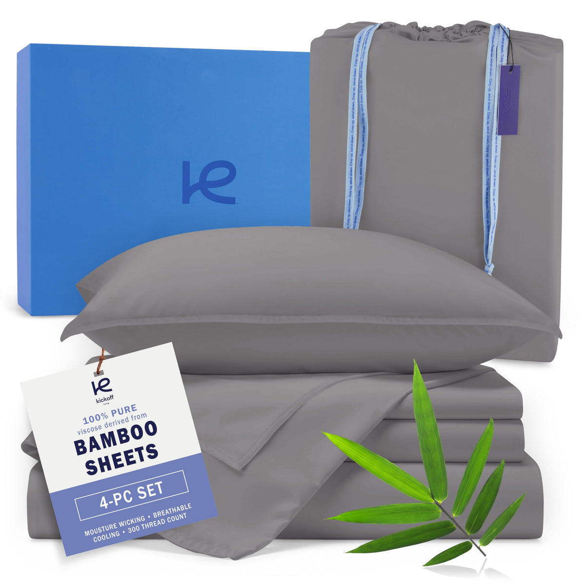 Organic Bamboo Viscose Cooling Sheet Set