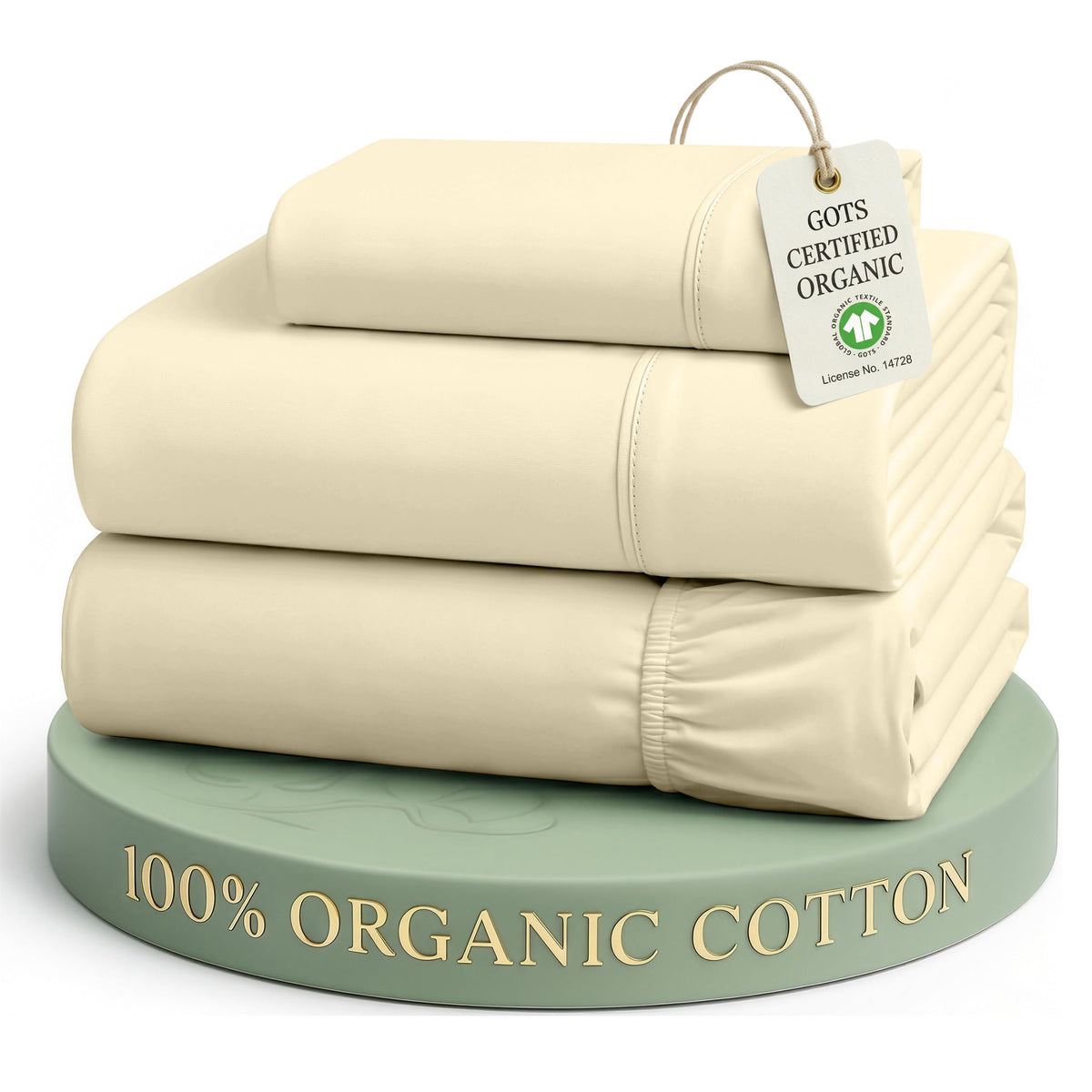 Organic Cotton Cooling Deep Pocket Sheet Set