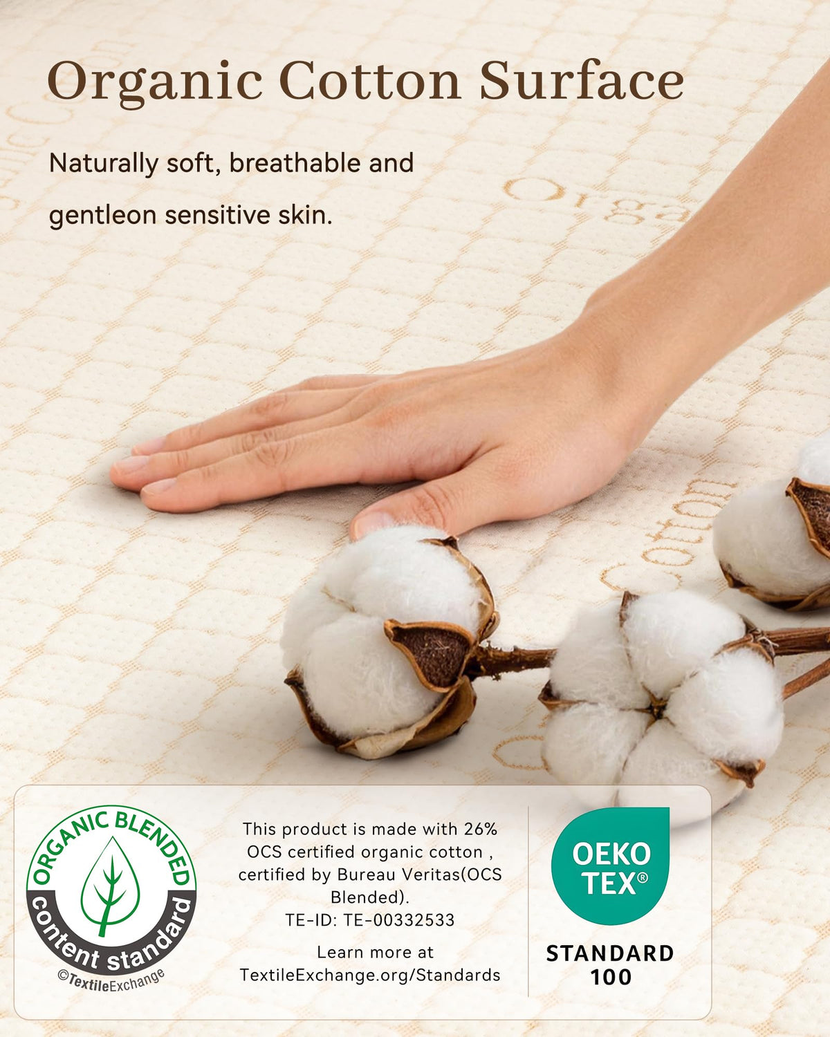 Welfibr Mattress Protector Organic Cotton