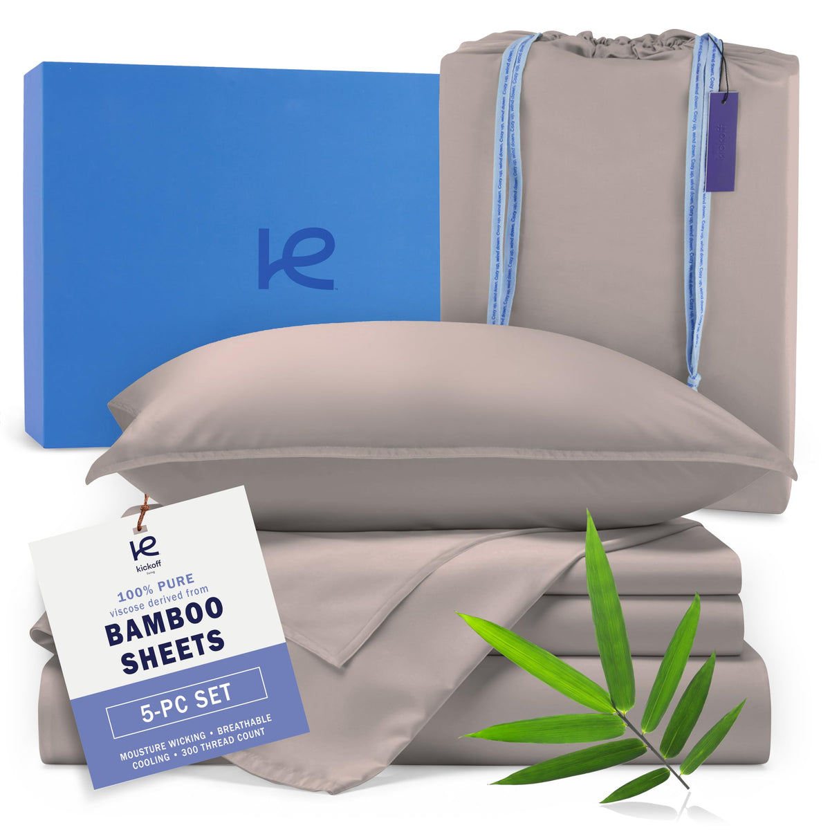 Organic Bamboo Viscose Cooling Sheet Set